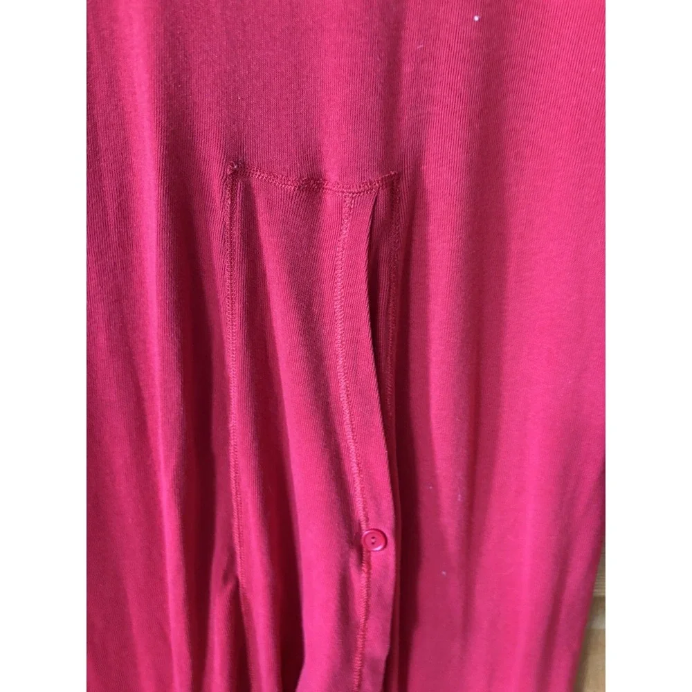 Morgan Mills Mens XL Red Cotton/Polyester Long Sleeve Union Suit Pajamas